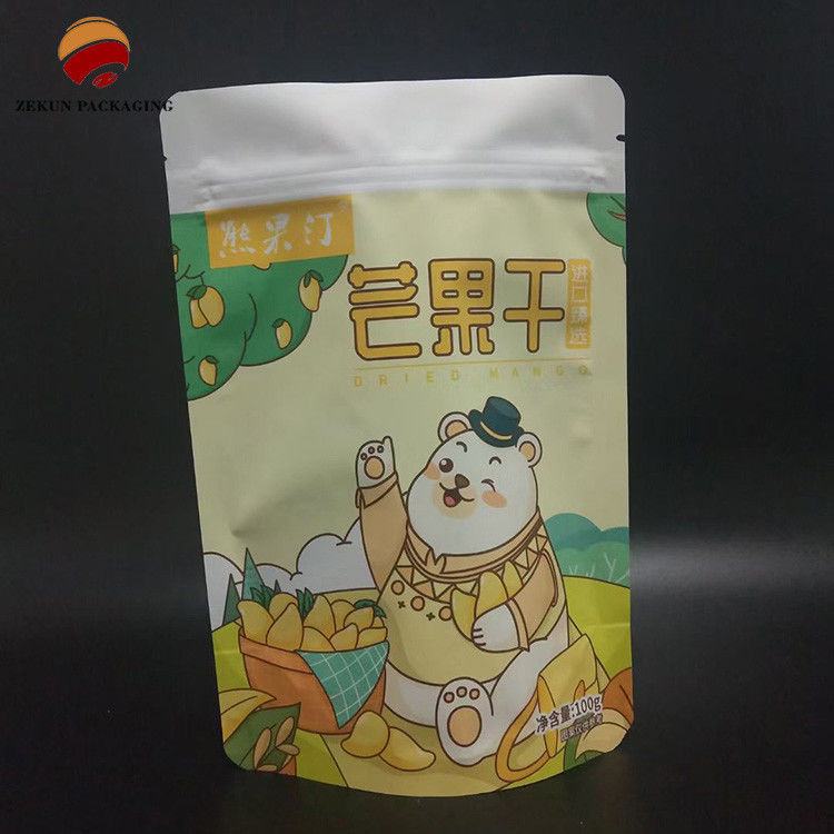 Настраиваемый Ziplock Стоять вверх Pouch Яркие цвета Устойчивость к влаге
