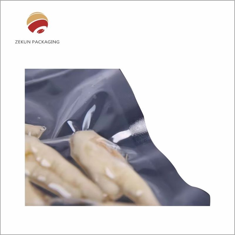 Вакуумные мешки для хранения пищевых продуктов CMYK/PANTON 3-сторонняя прозрачная гравировка печать тепловая герметизация
